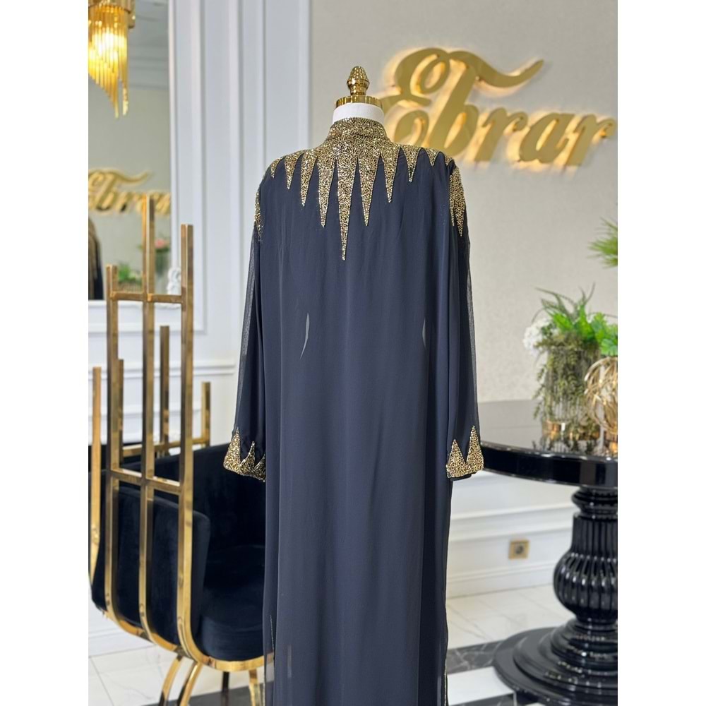 MARİSSA ABAYA SİYAH GOLD