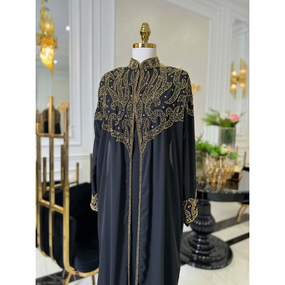 MARİTZA ABAYA SİYAH GOLD