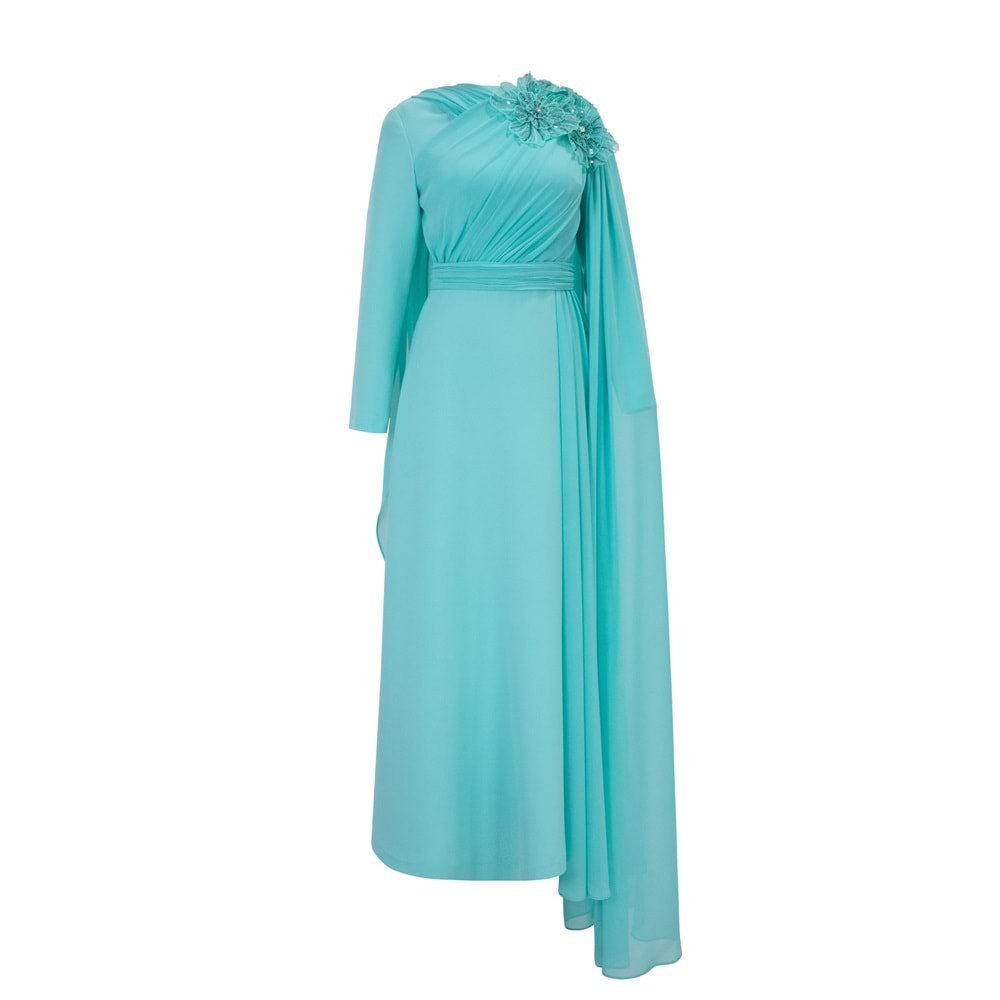 FLEUR DRESS AQUA
