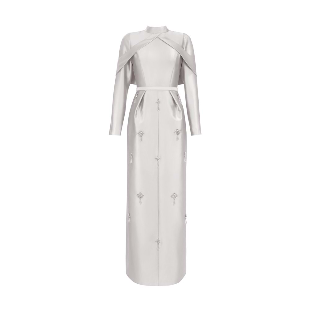 CHARLOTTE DRESS EKRU