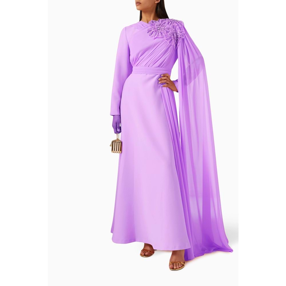FLEUR DRESS LİLA