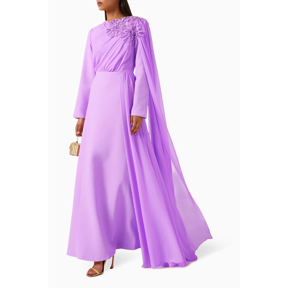 FLEUR DRESS LİLA