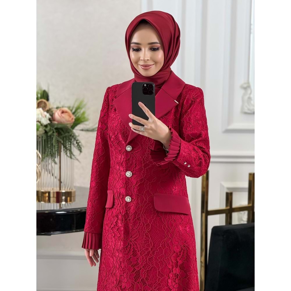 ALICIA DRESS BORDO