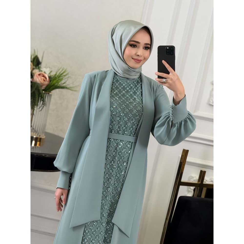 DOROTA DRESS MİNT YEŞİLİ