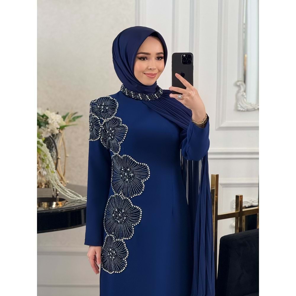 ROSALİN DRESS LACİVERT