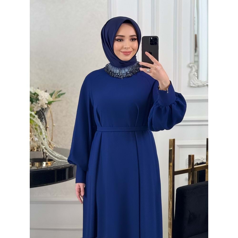 AMOR DRESS LACİVERT