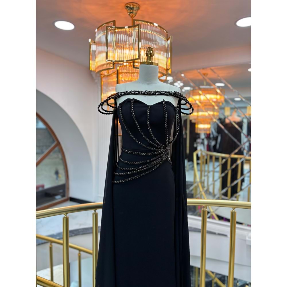 AELLA VIP DRESS SİYAH