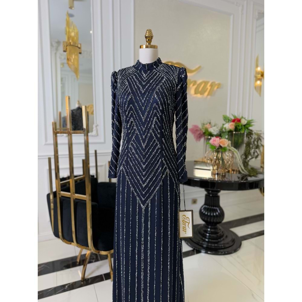 ZEHRE VIP DRESS LACİVERT