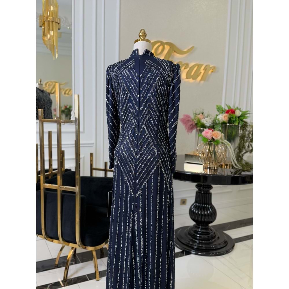 ZEHRE VIP DRESS LACİVERT