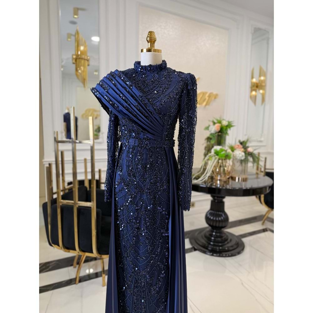 ASMİN DRESS LACİVERT