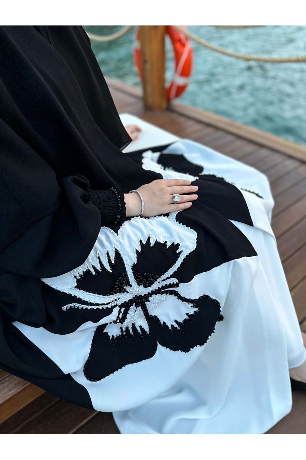 KHLOE EXCLUSIVE ABAYA - SİYAH - 42