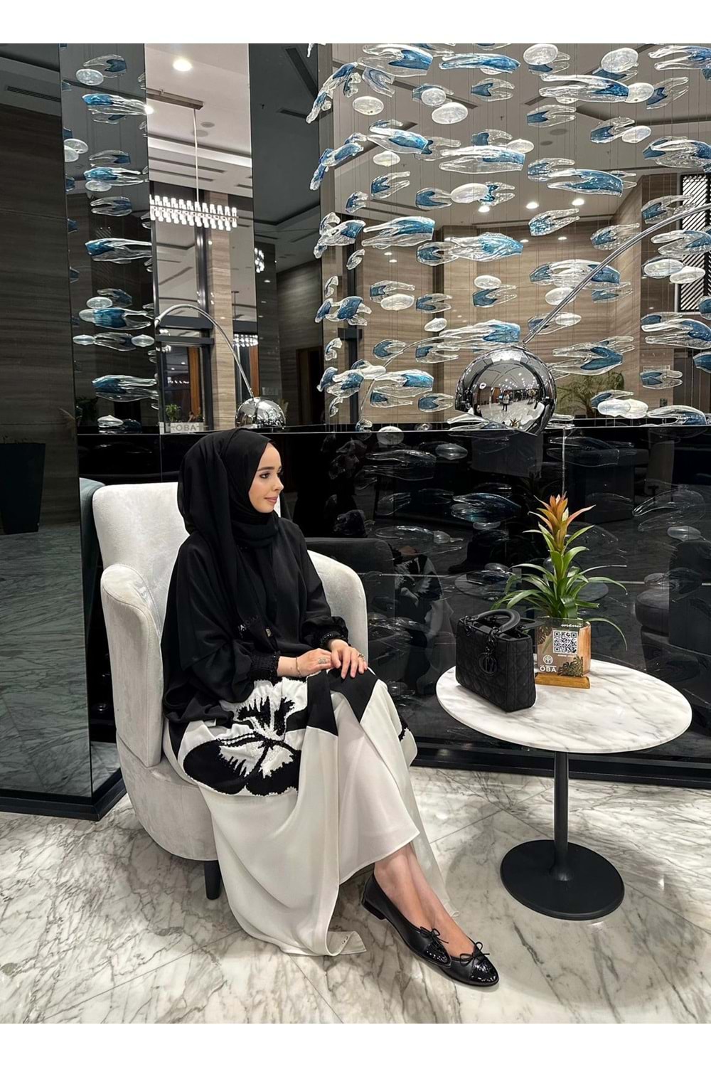 KHLOE EXCLUSIVE ABAYA - SİYAH - 42