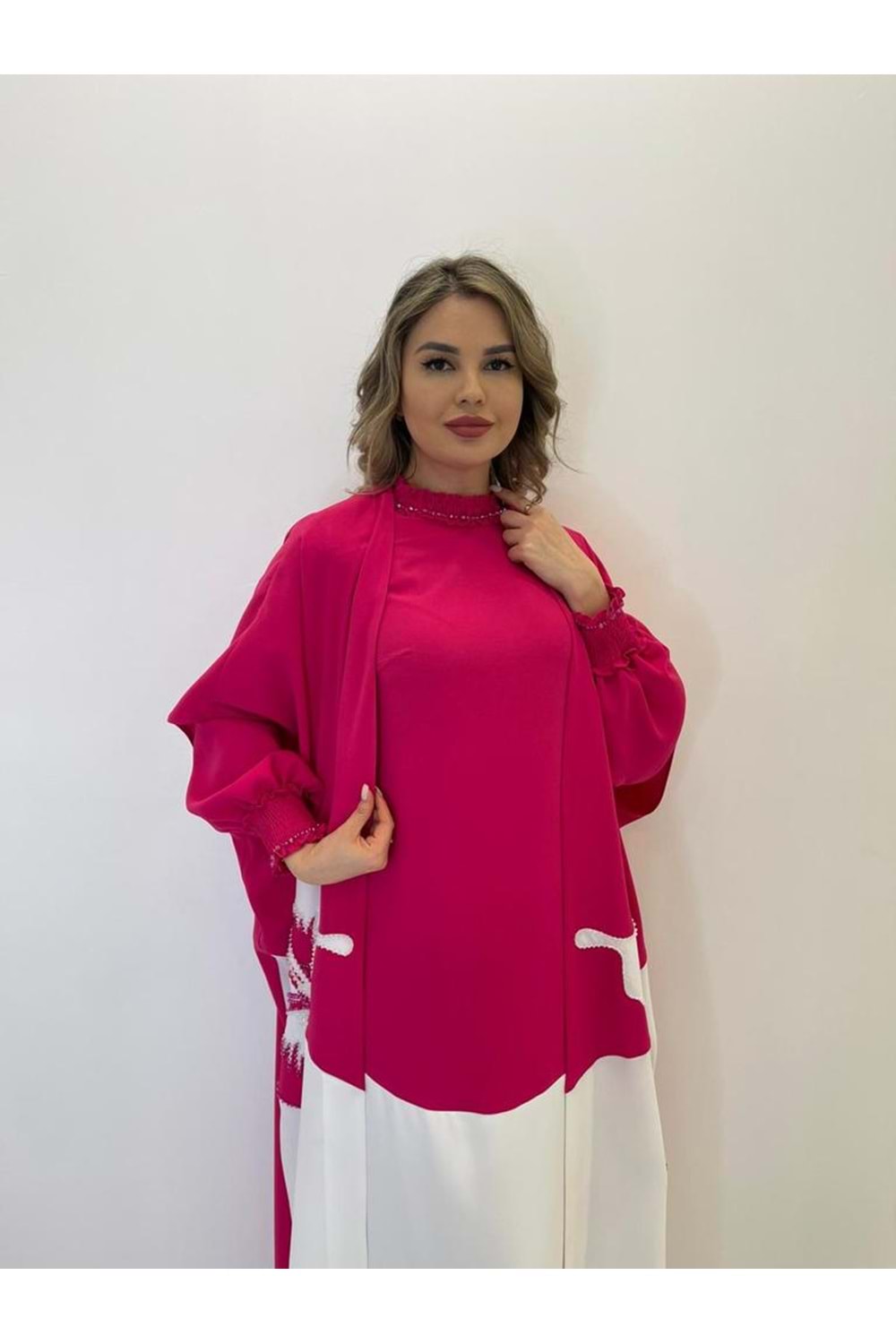 KHLOE EXCLUSIVE ABAYA - FUŞYA - 38