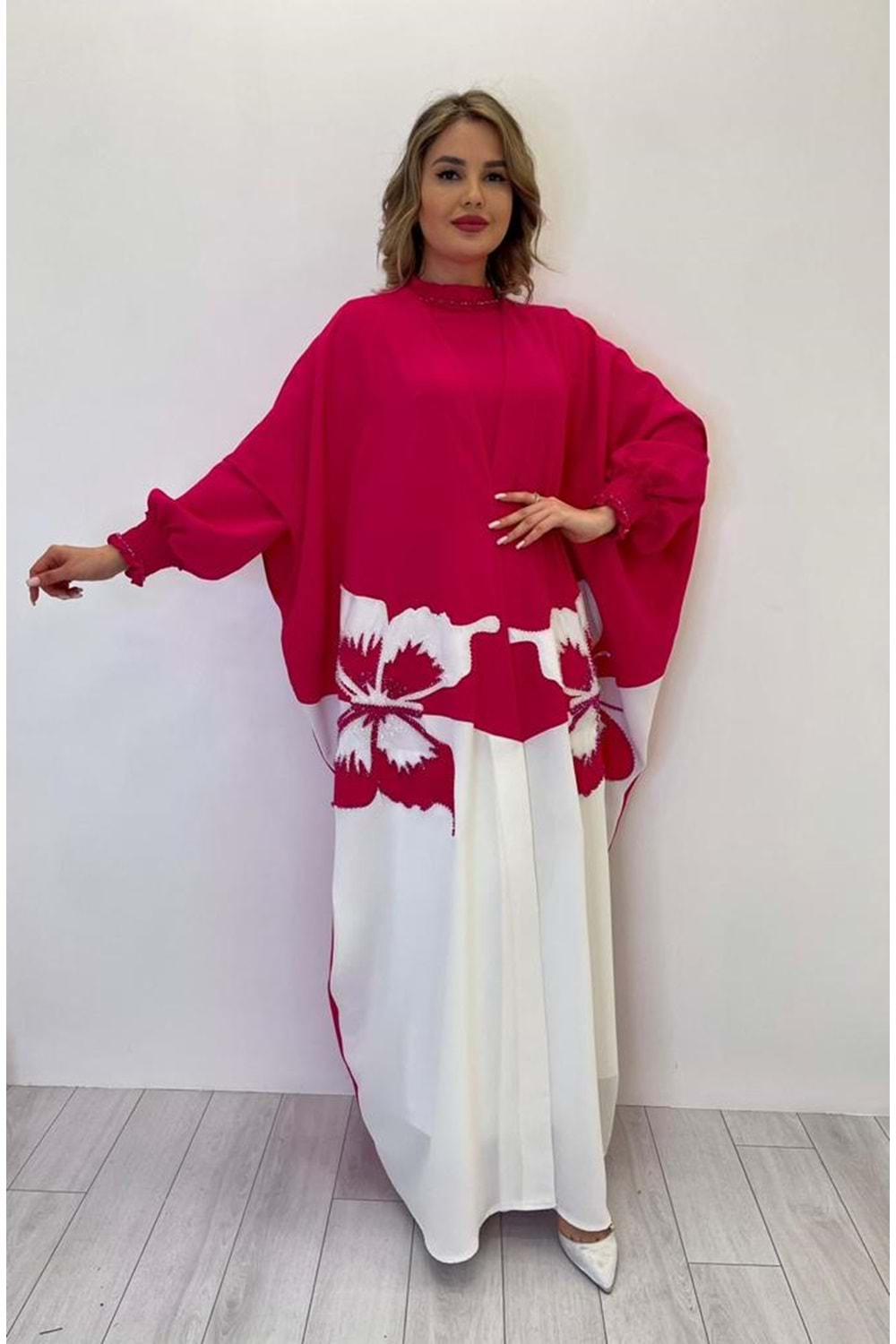 KHLOE EXCLUSIVE ABAYA - FUŞYA - 38