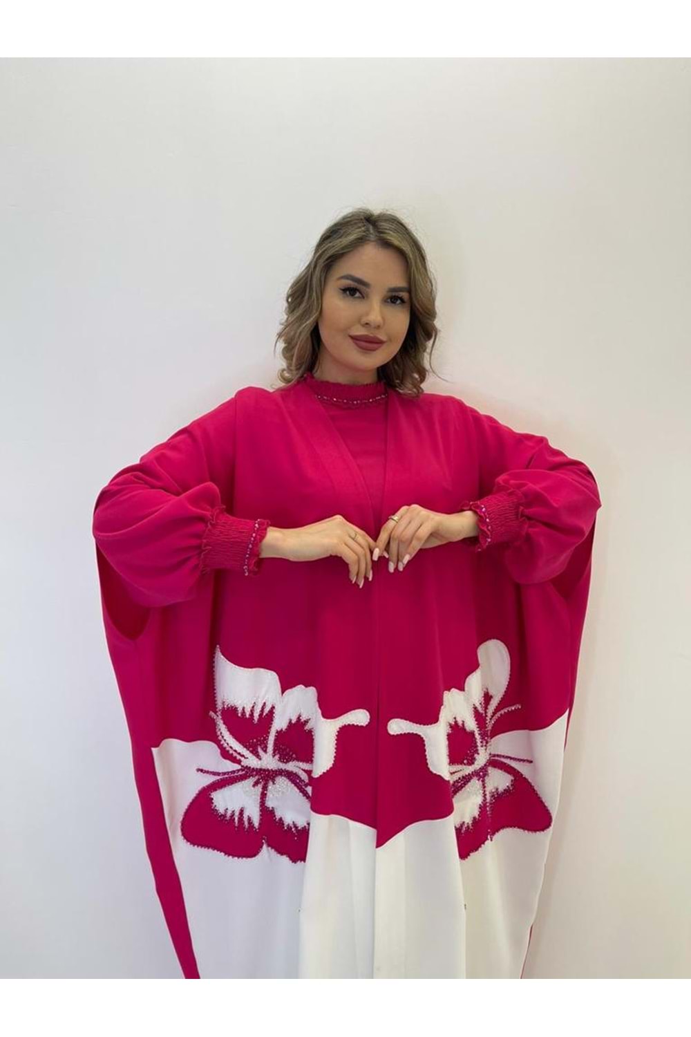 KHLOE EXCLUSIVE ABAYA - FUŞYA - 38