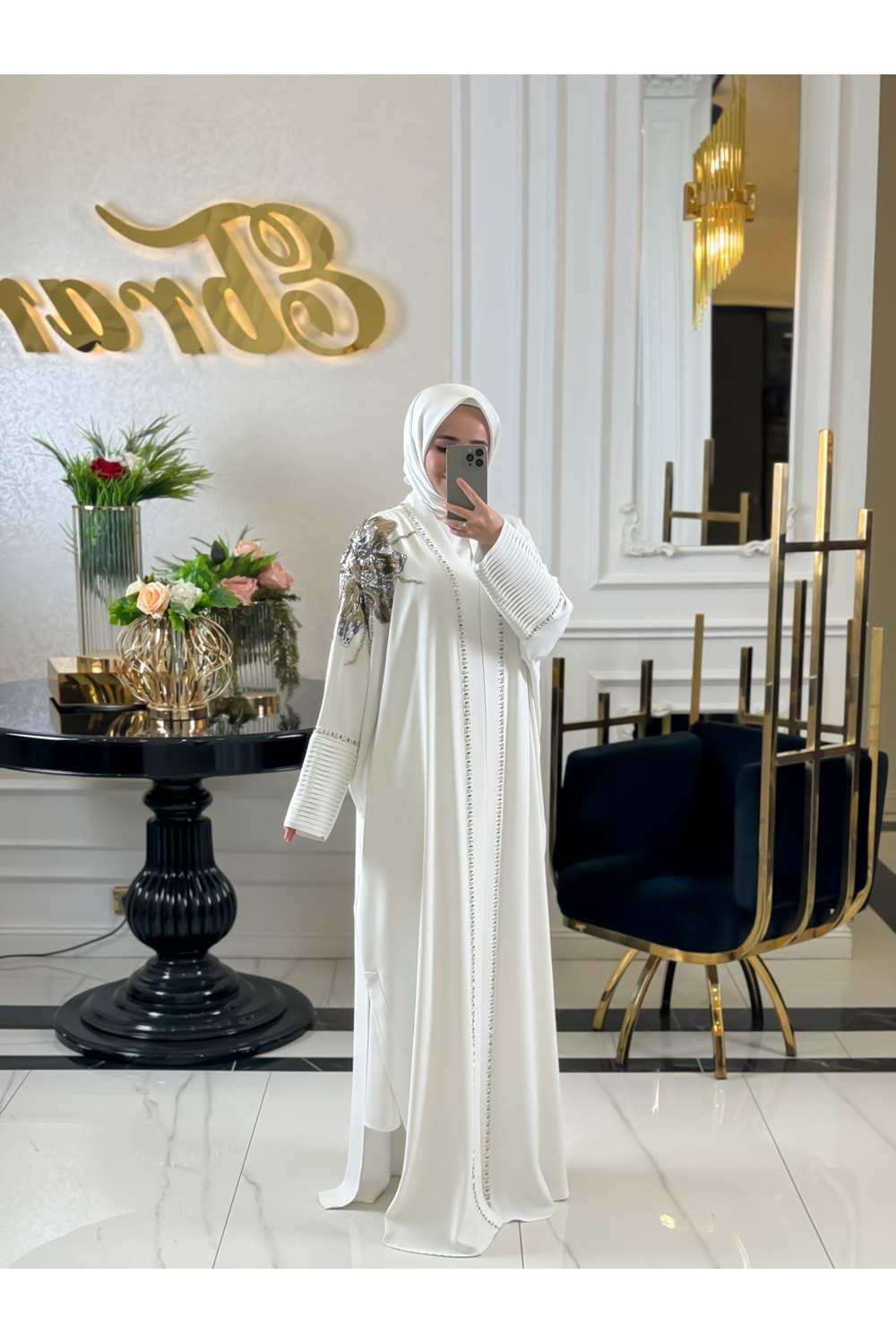 AİLSA PLİSE ABAYA