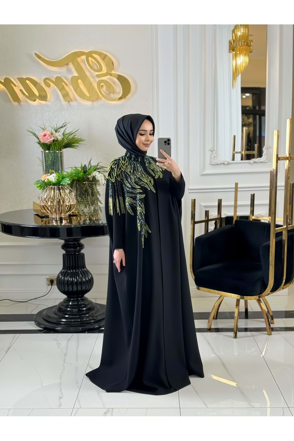 BEVERLEY RARE VIP ABAYA TAKIM