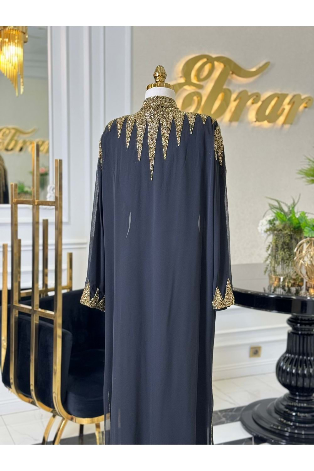 MARİSSA ABAYA SİYAH GOLD