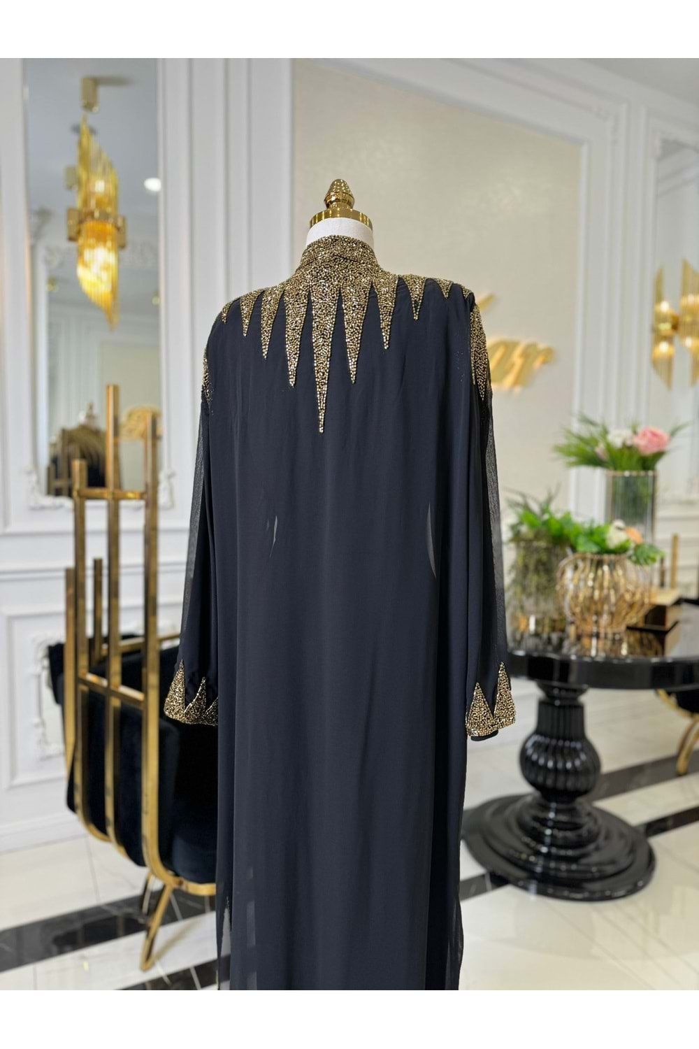 MARİSSA ABAYA SİYAH GOLD