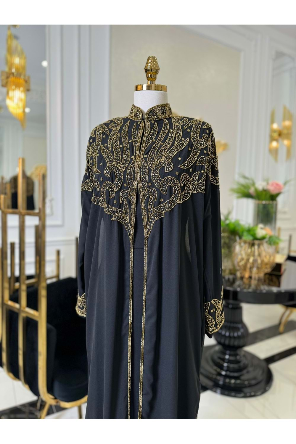 MARİTZA ABAYA SİYAH GOLD