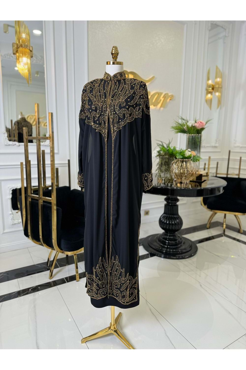 MARİTZA ABAYA SİYAH GOLD