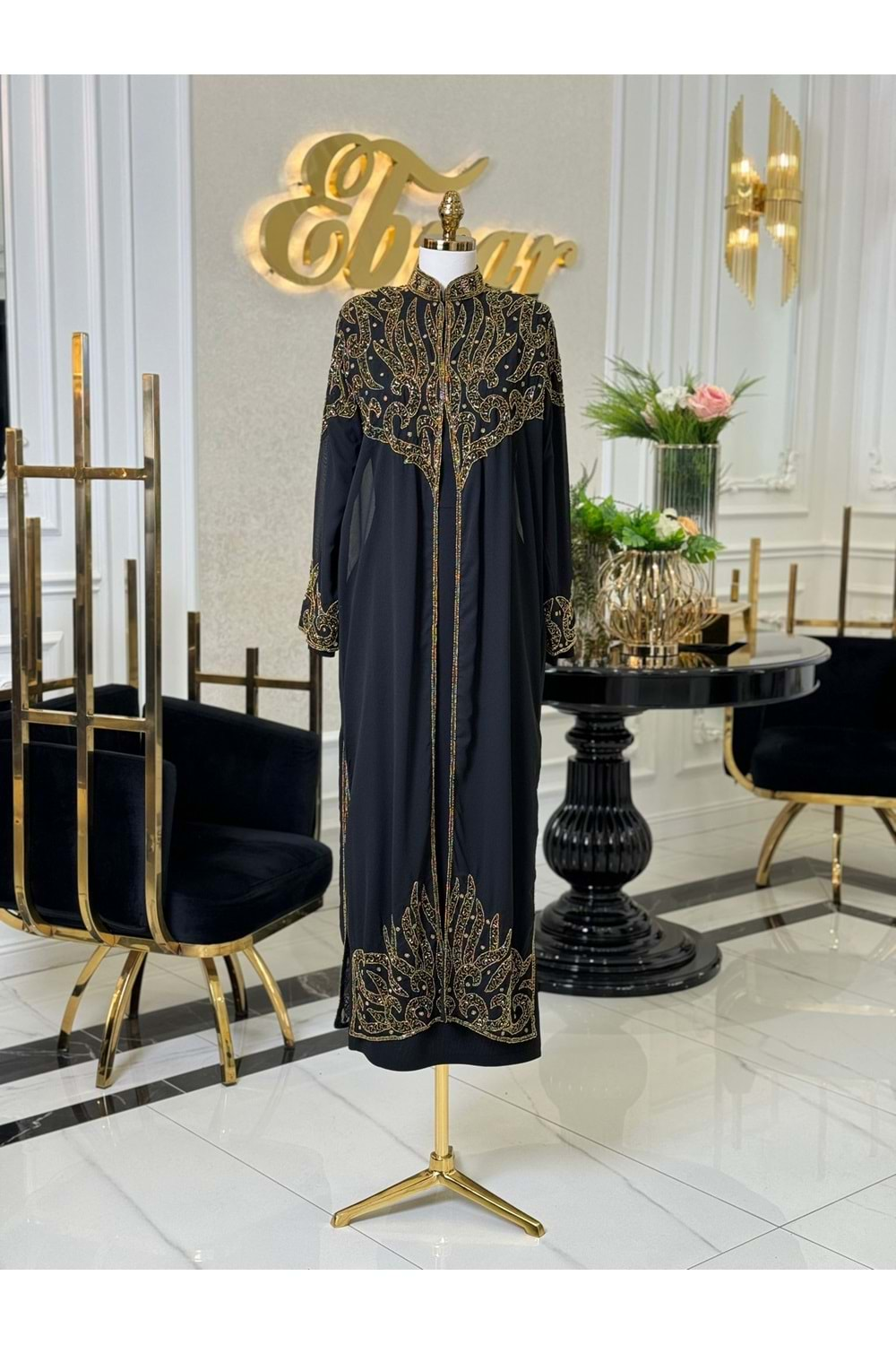 MARİTZA ABAYA SİYAH GOLD