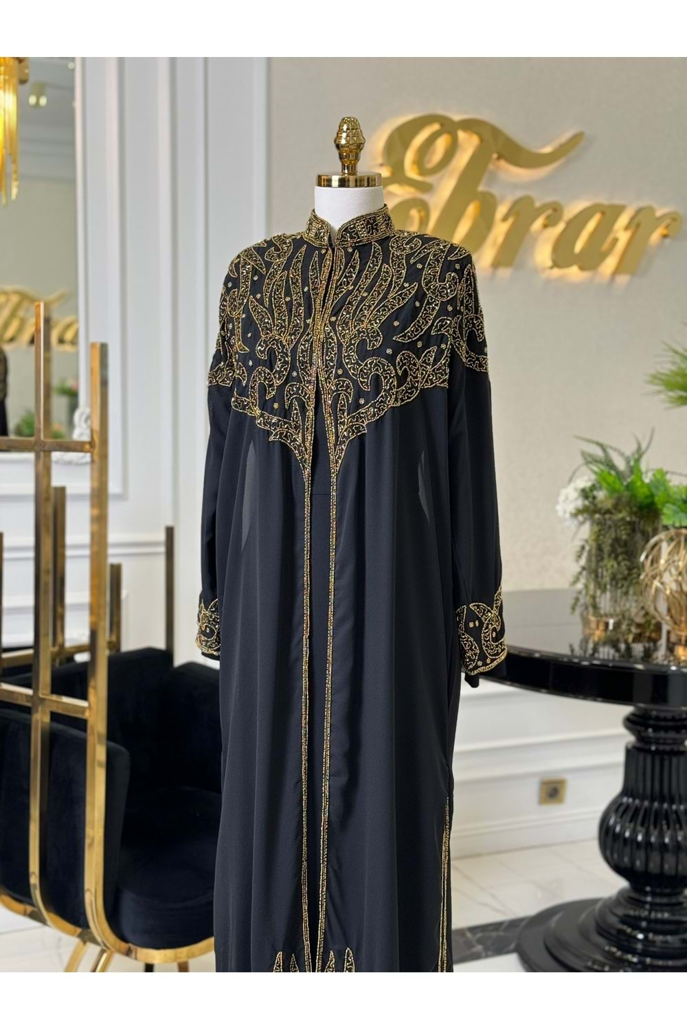 MARİTZA ABAYA SİYAH GOLD