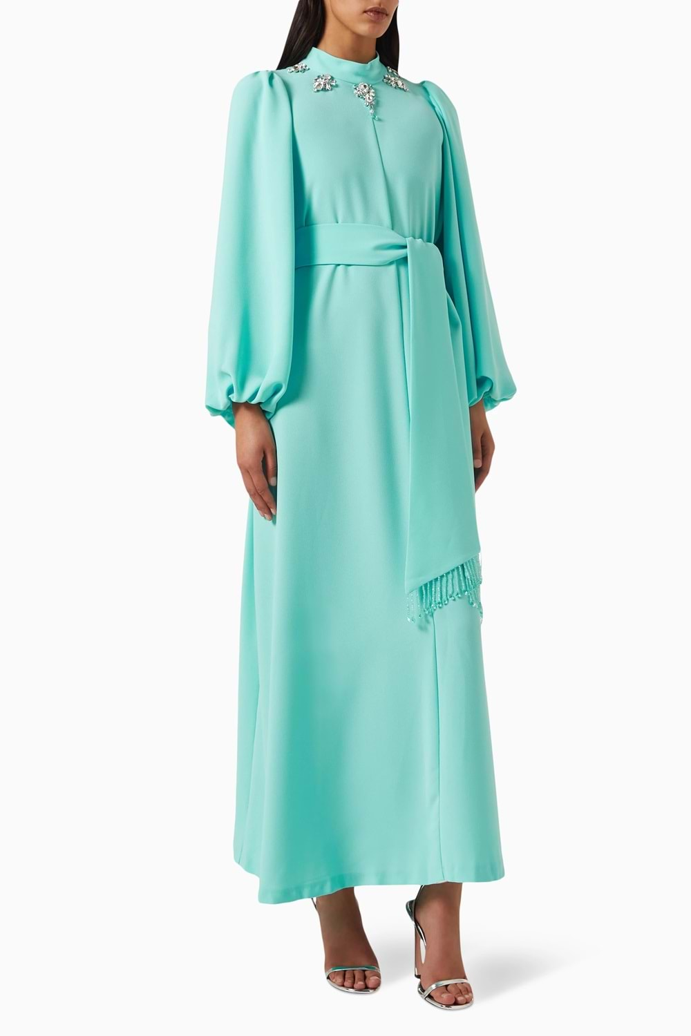 LAURA DRESS AQUA