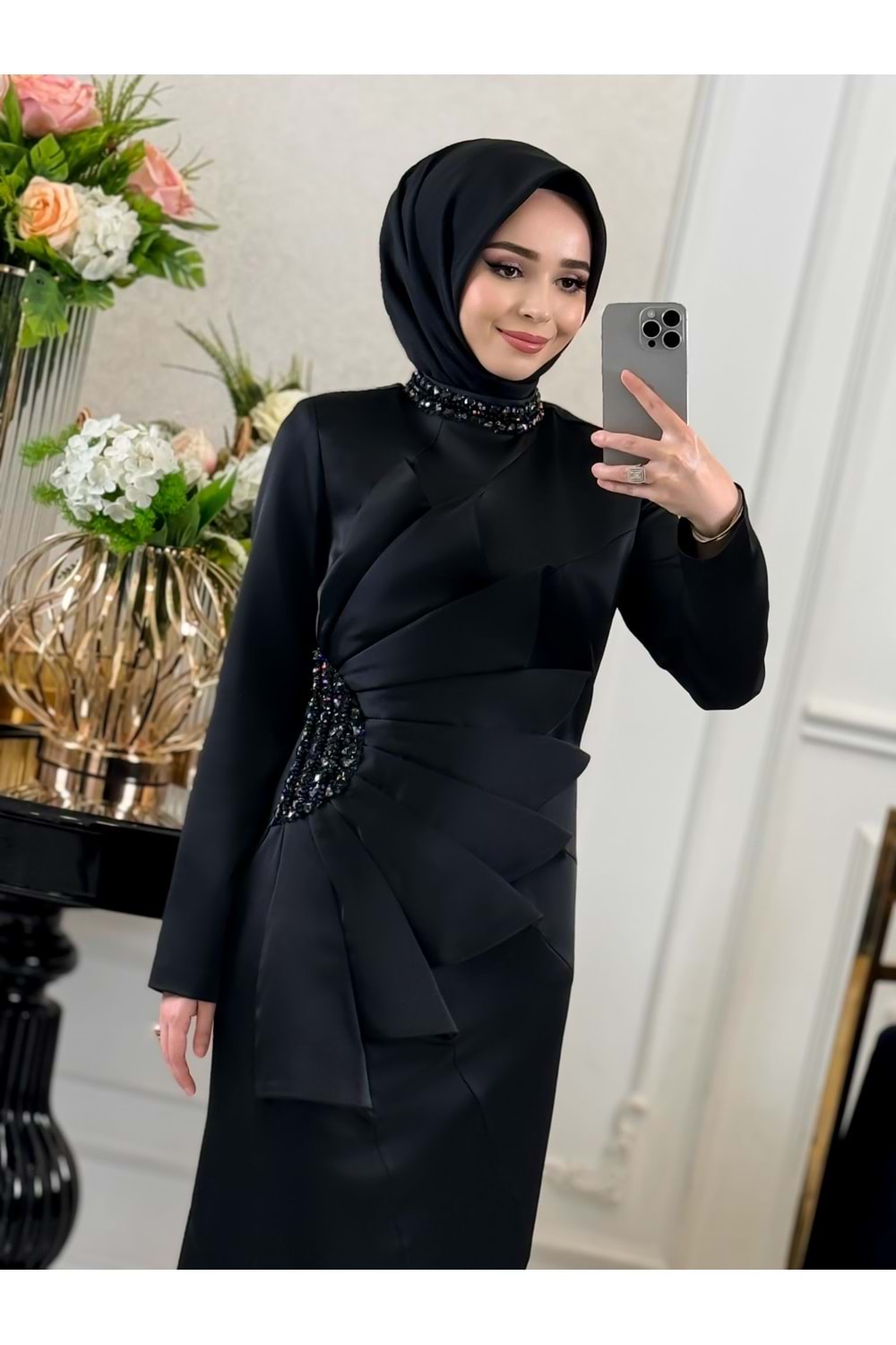 BRAELYN ELBİSE SİYAH - 38