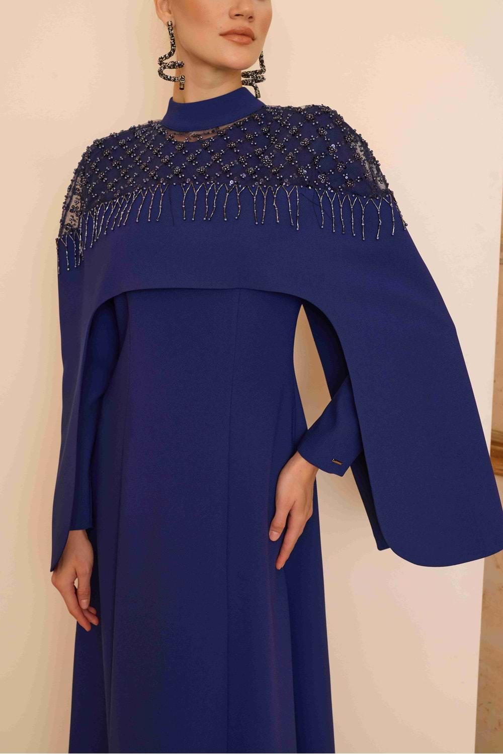 ELINA DRESS LACİVERT