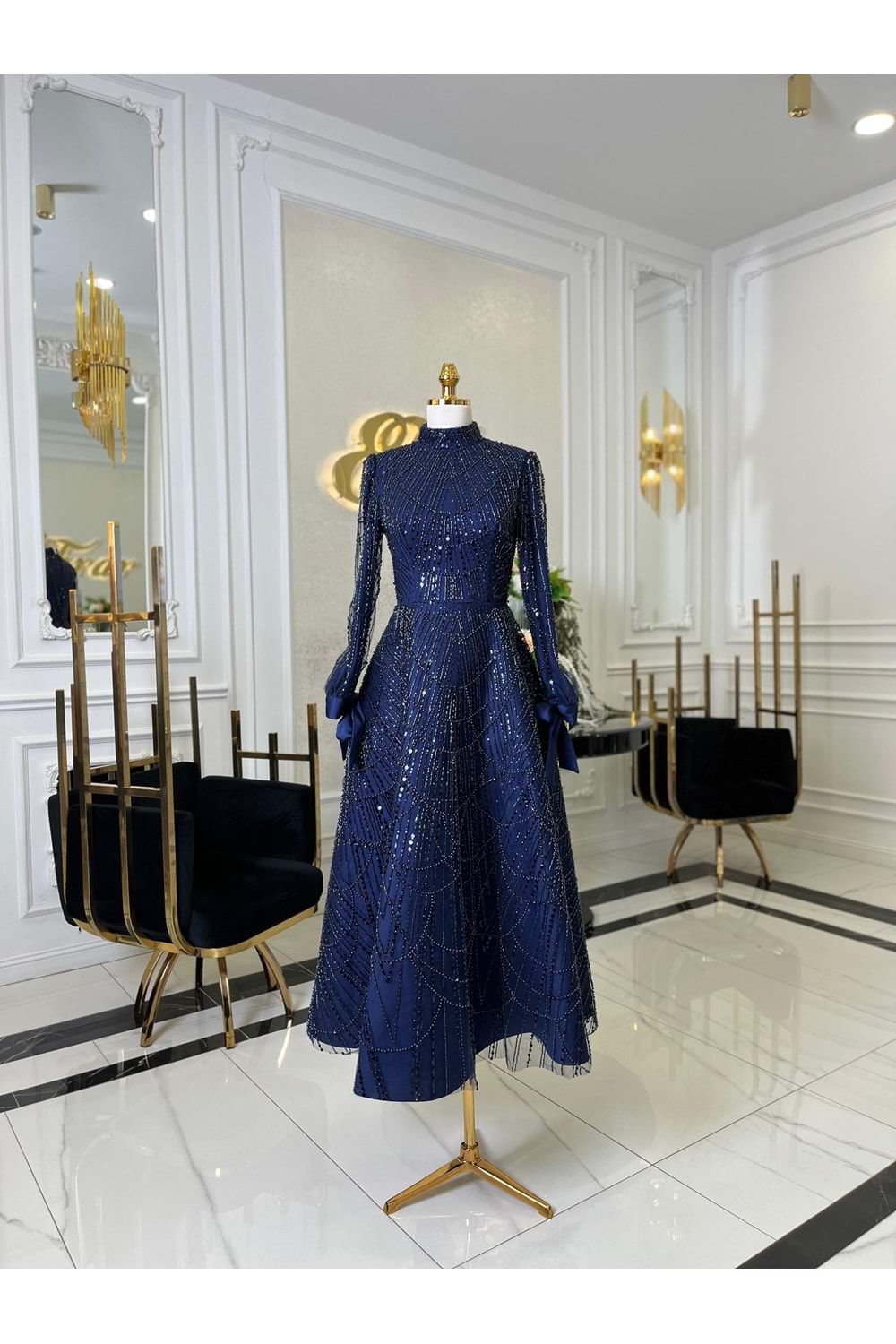 FROST VIP DRESS LACİVERT