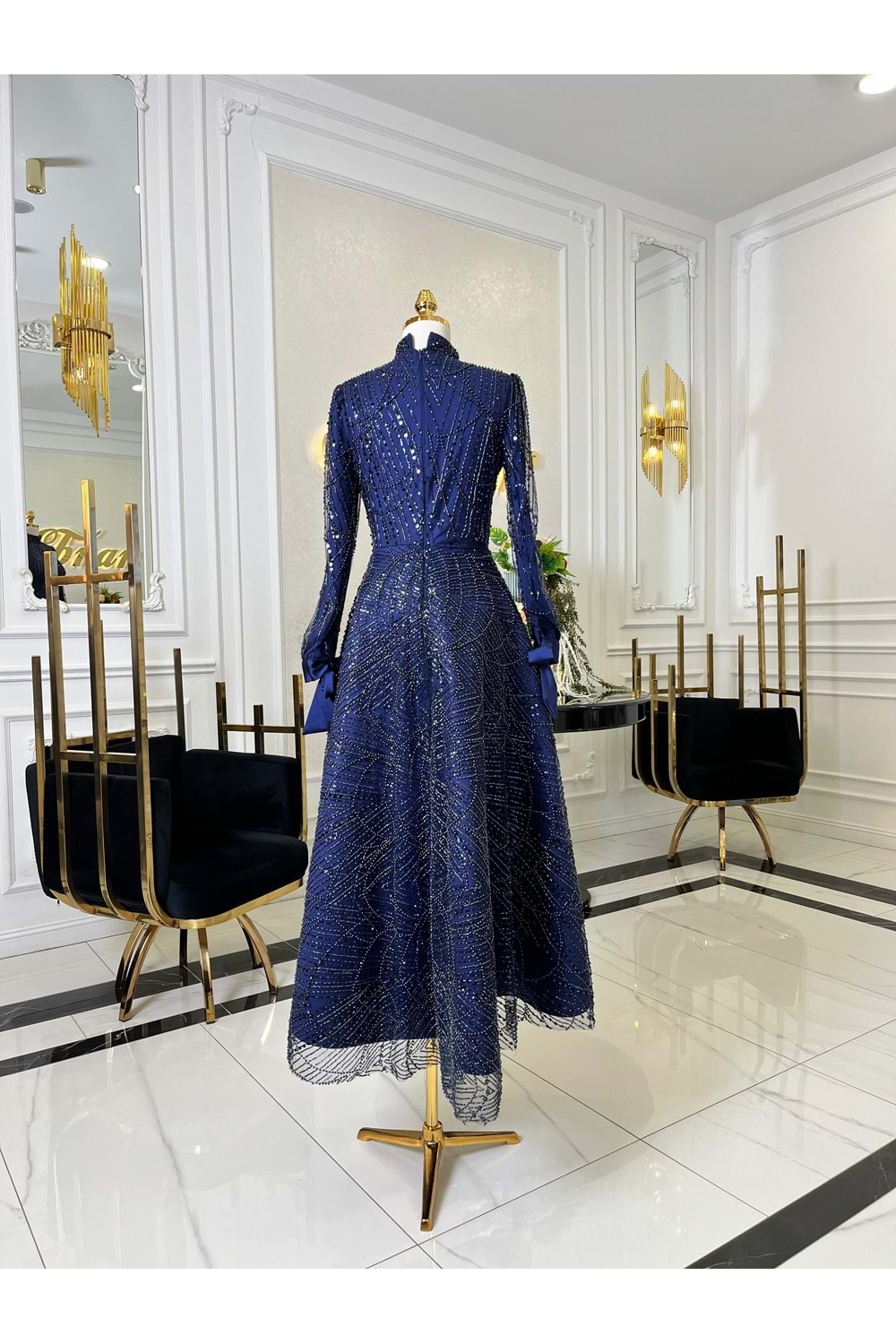 FROST VIP DRESS LACİVERT