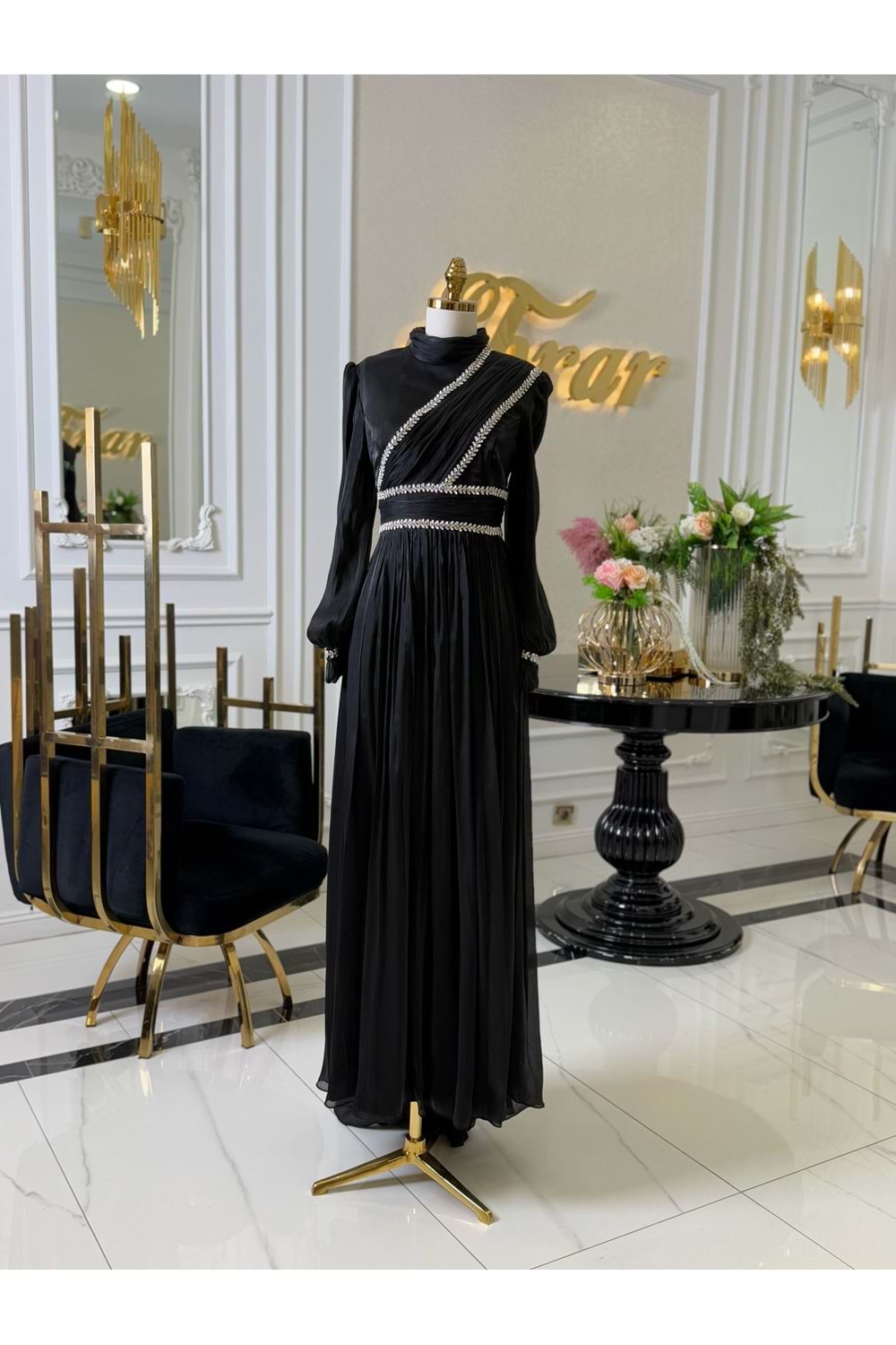 ROMANCE DRESS SİYAH