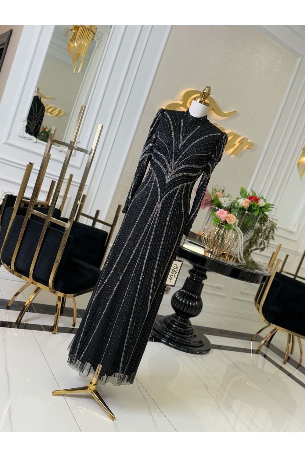 APHRODİTE DRESS SİYAH