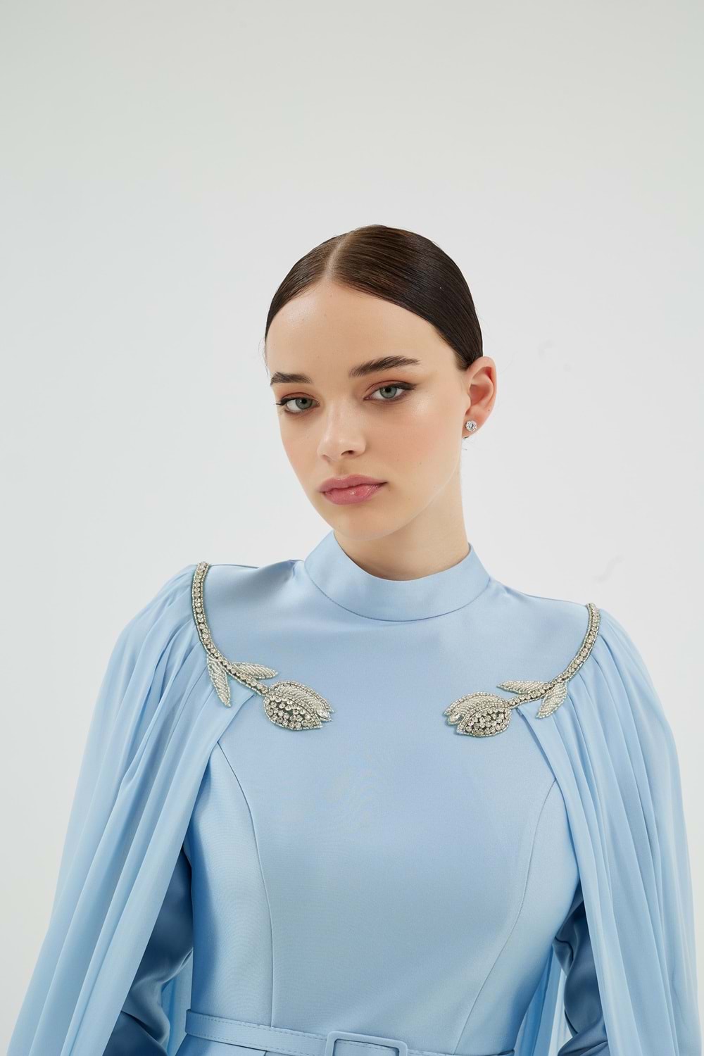 SHOSAN DRESS BUZ MAVİ