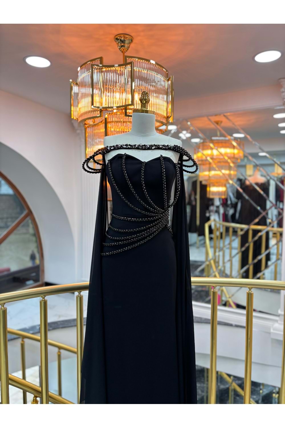 AELLA VIP DRESS SİYAH