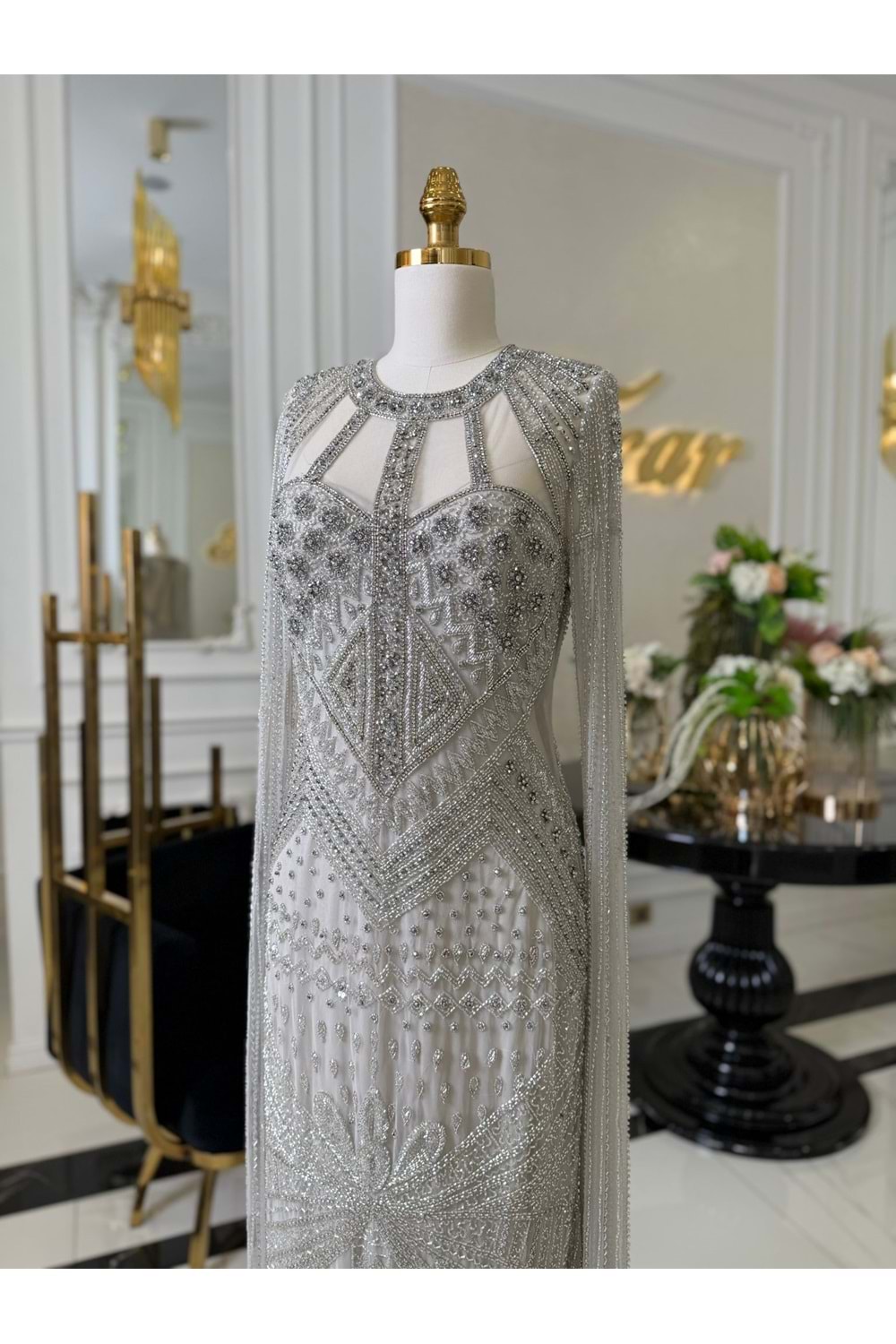 NYKARA VIP DRESS GRİ