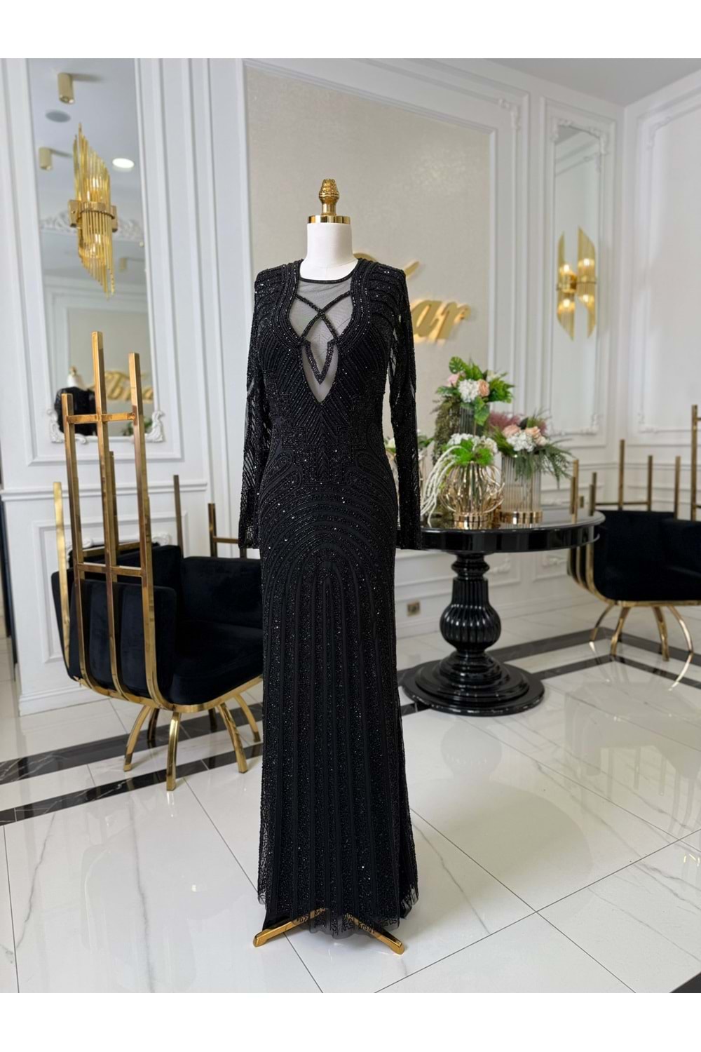THESSYNE VIP DRESS SİYAH - 2XL