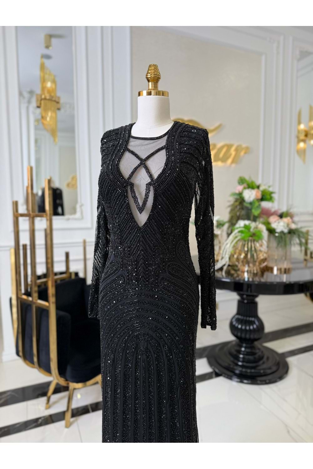 THESSYNE VIP DRESS SİYAH