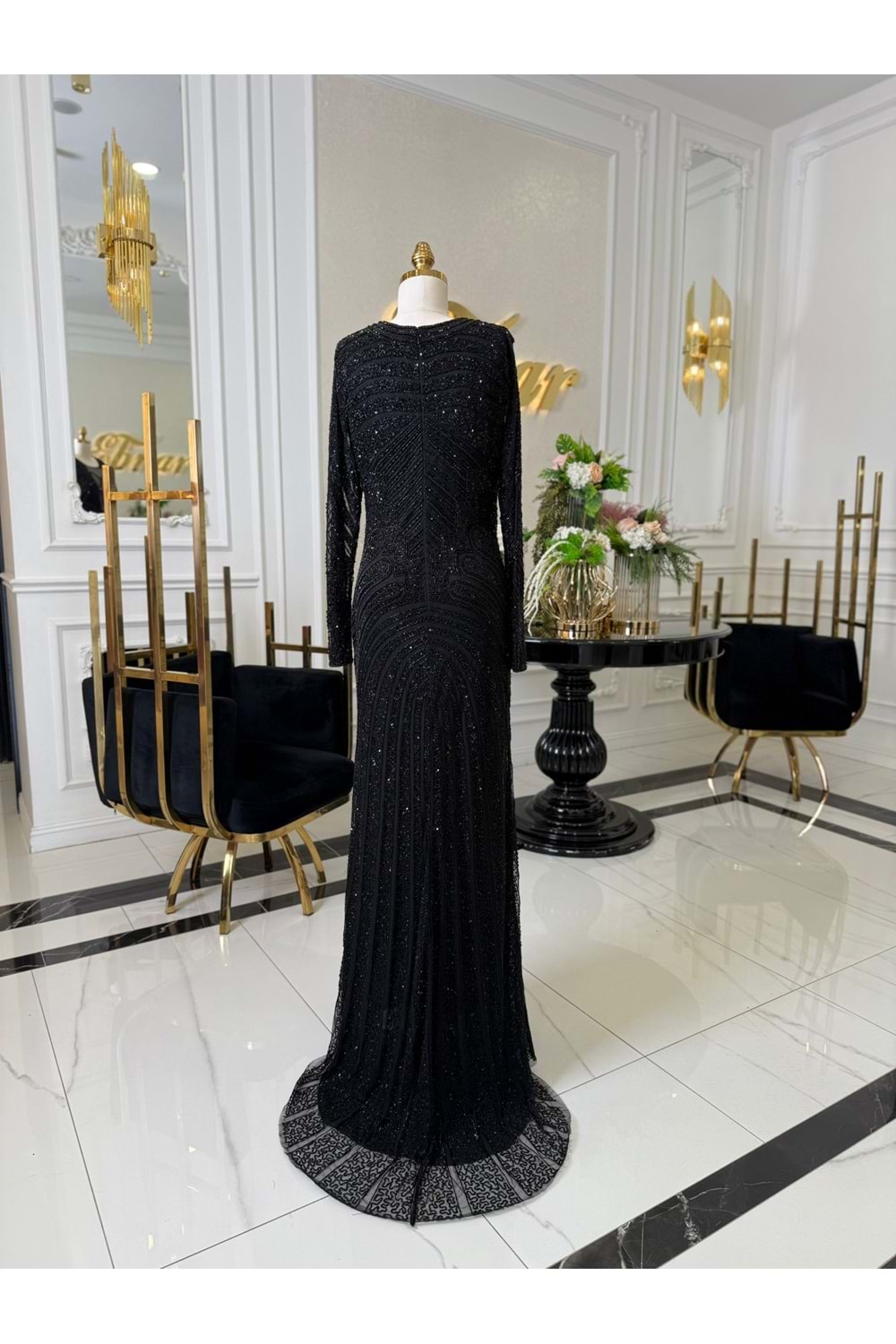 THESSYNE VIP DRESS SİYAH