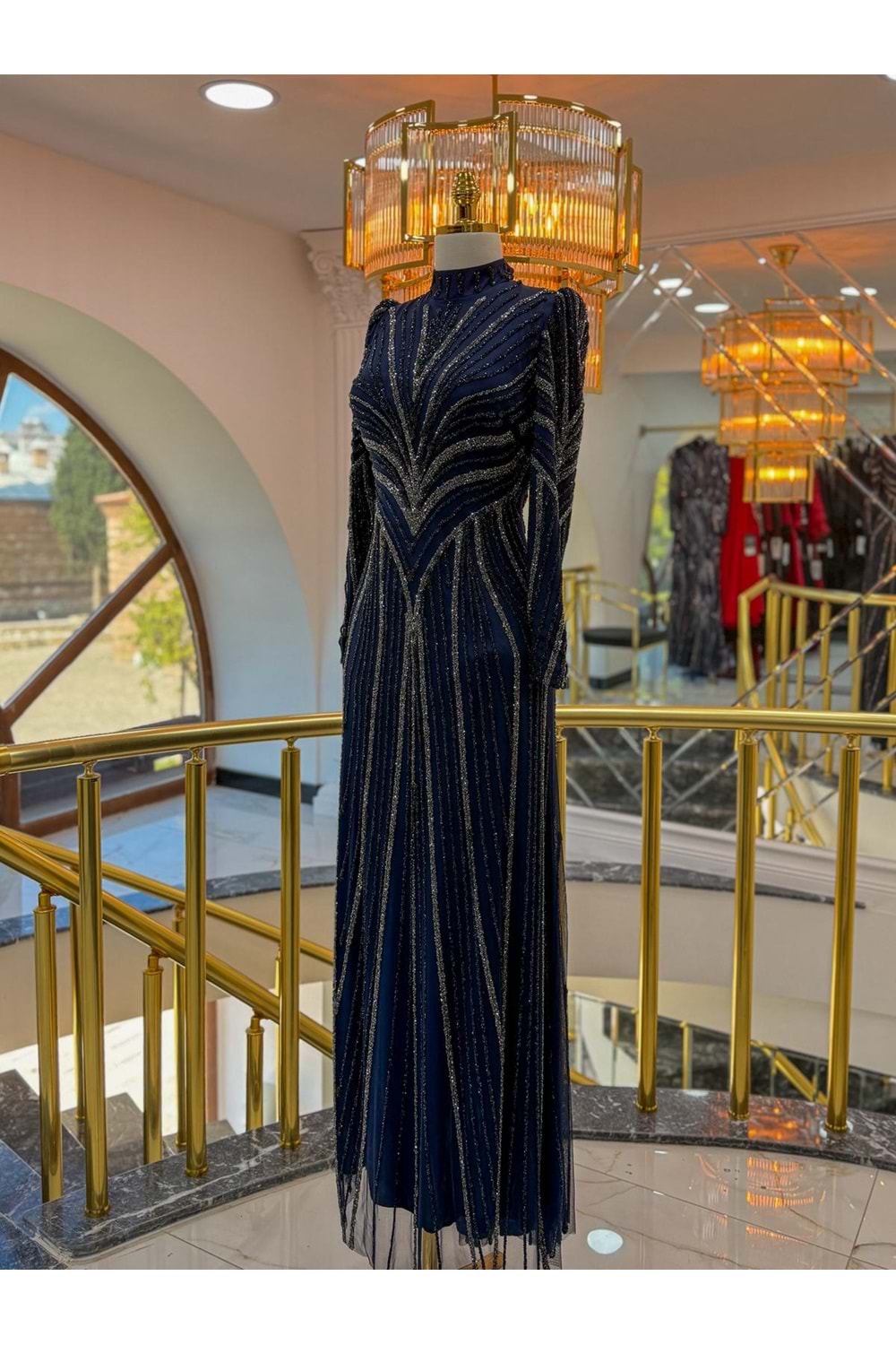 ZAHRA VIP DRESS LACİVERT