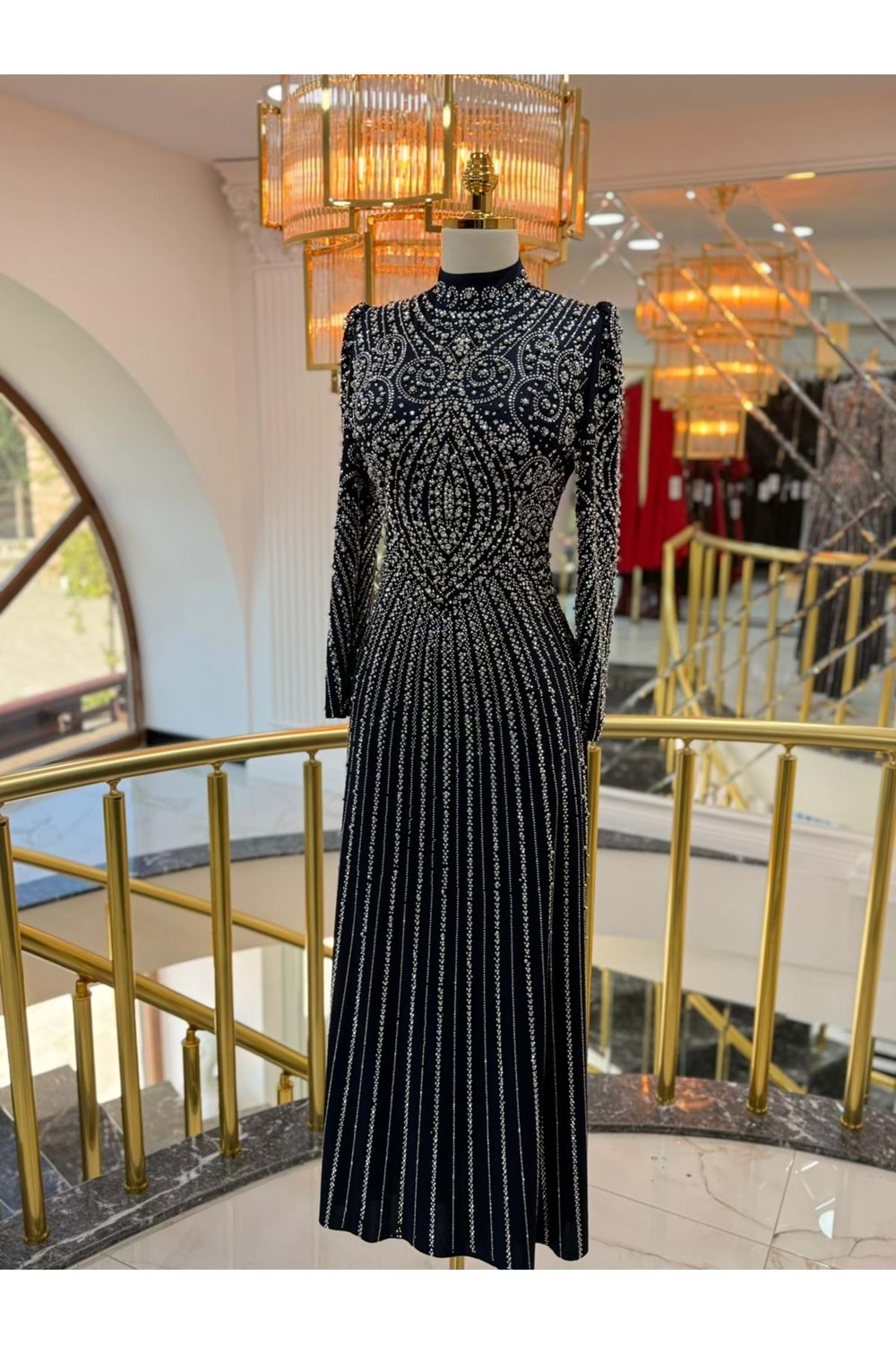 CRİSTAL DRESS LACİVERT