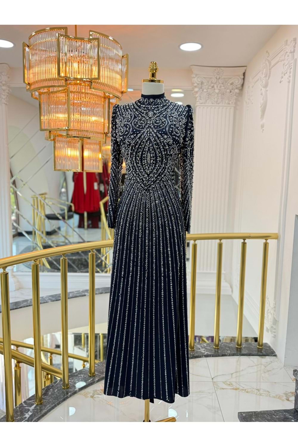 CRİSTAL DRESS LACİVERT