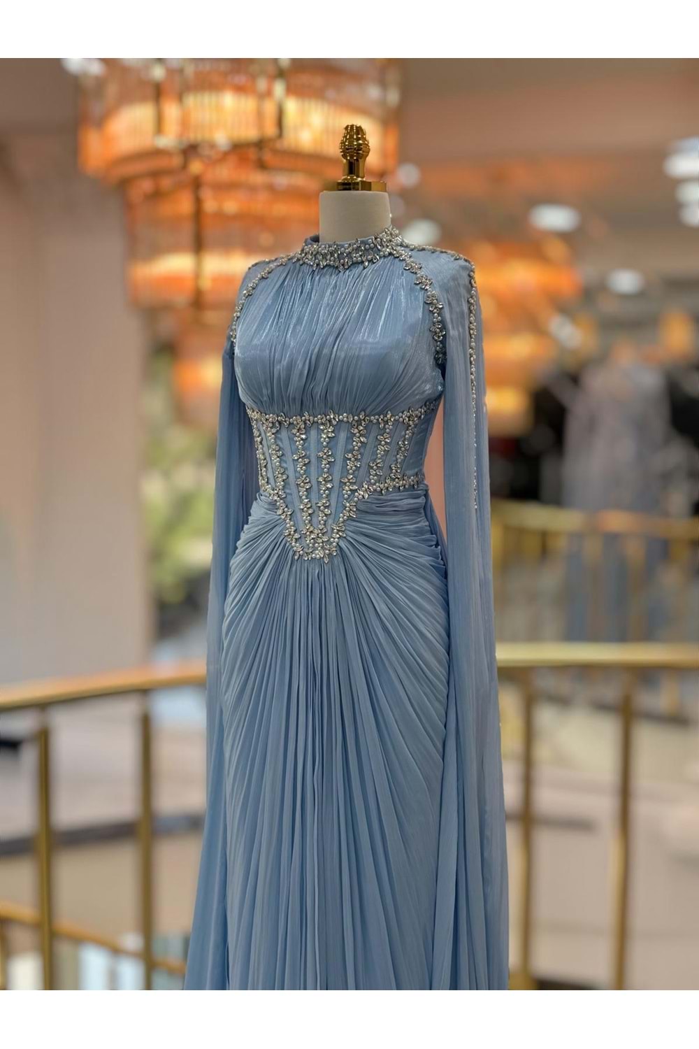 ARDEN VIP DRESS BUZ MAVİ - 40