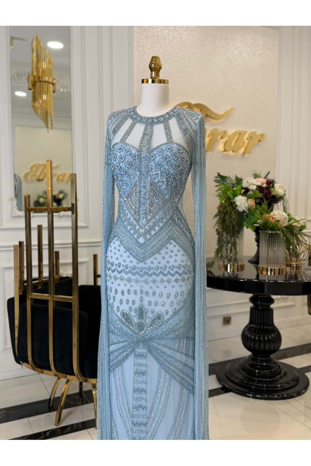 NYKARA VIP DRESS BUZ MAVİ