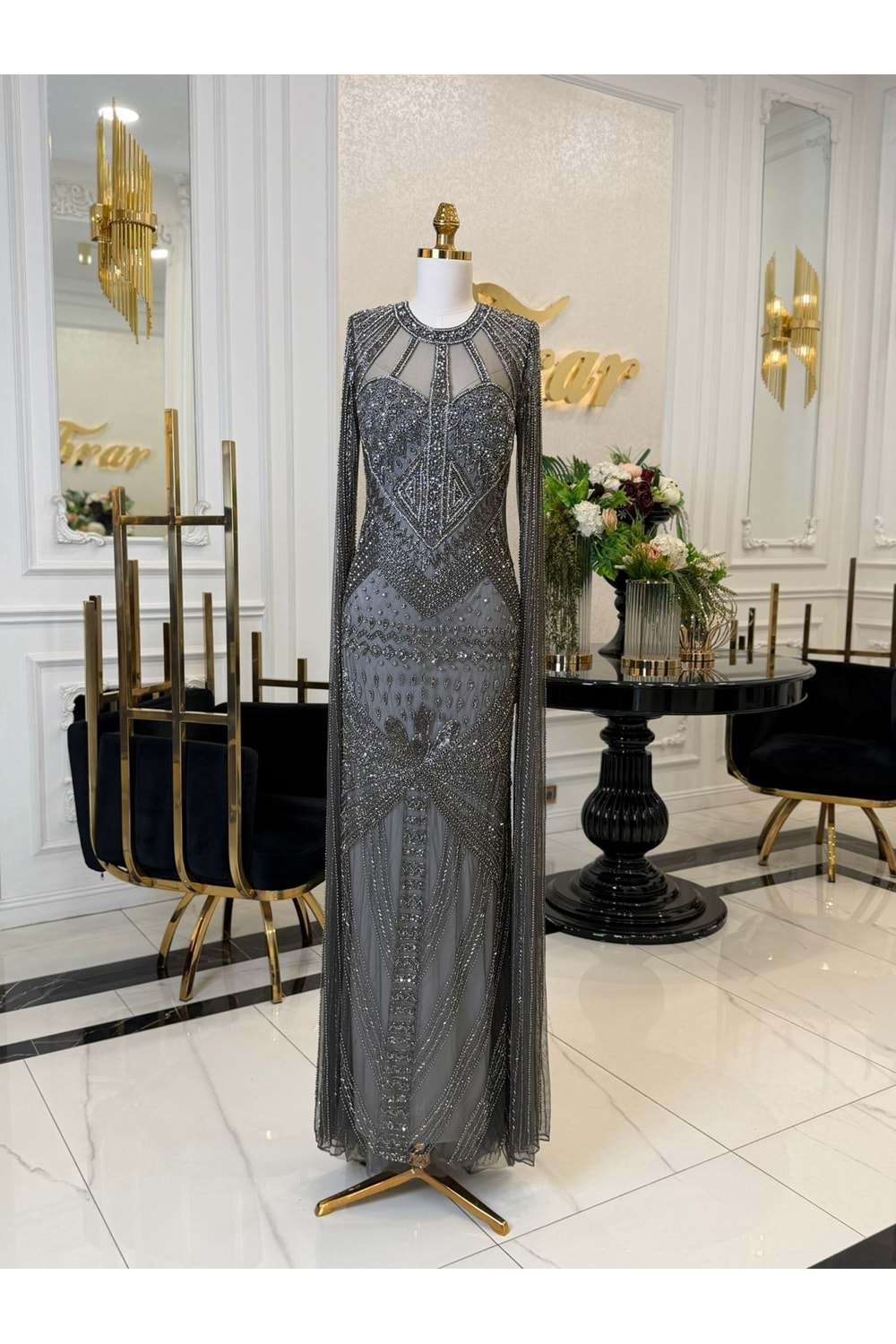 NYKARA VIP DRESS ANTRASİT - XL
