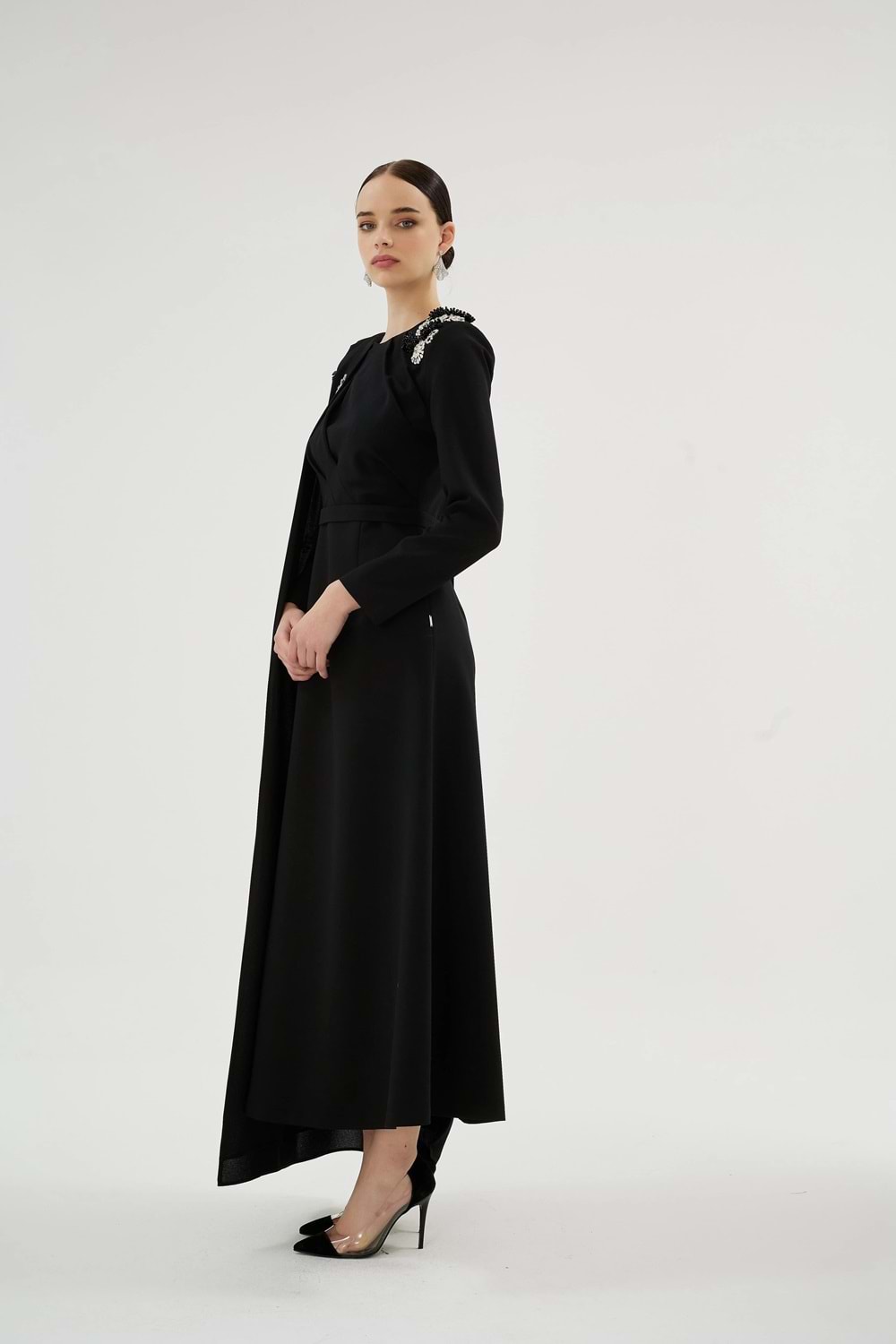 LILIOWY ELBİSE SİYAH