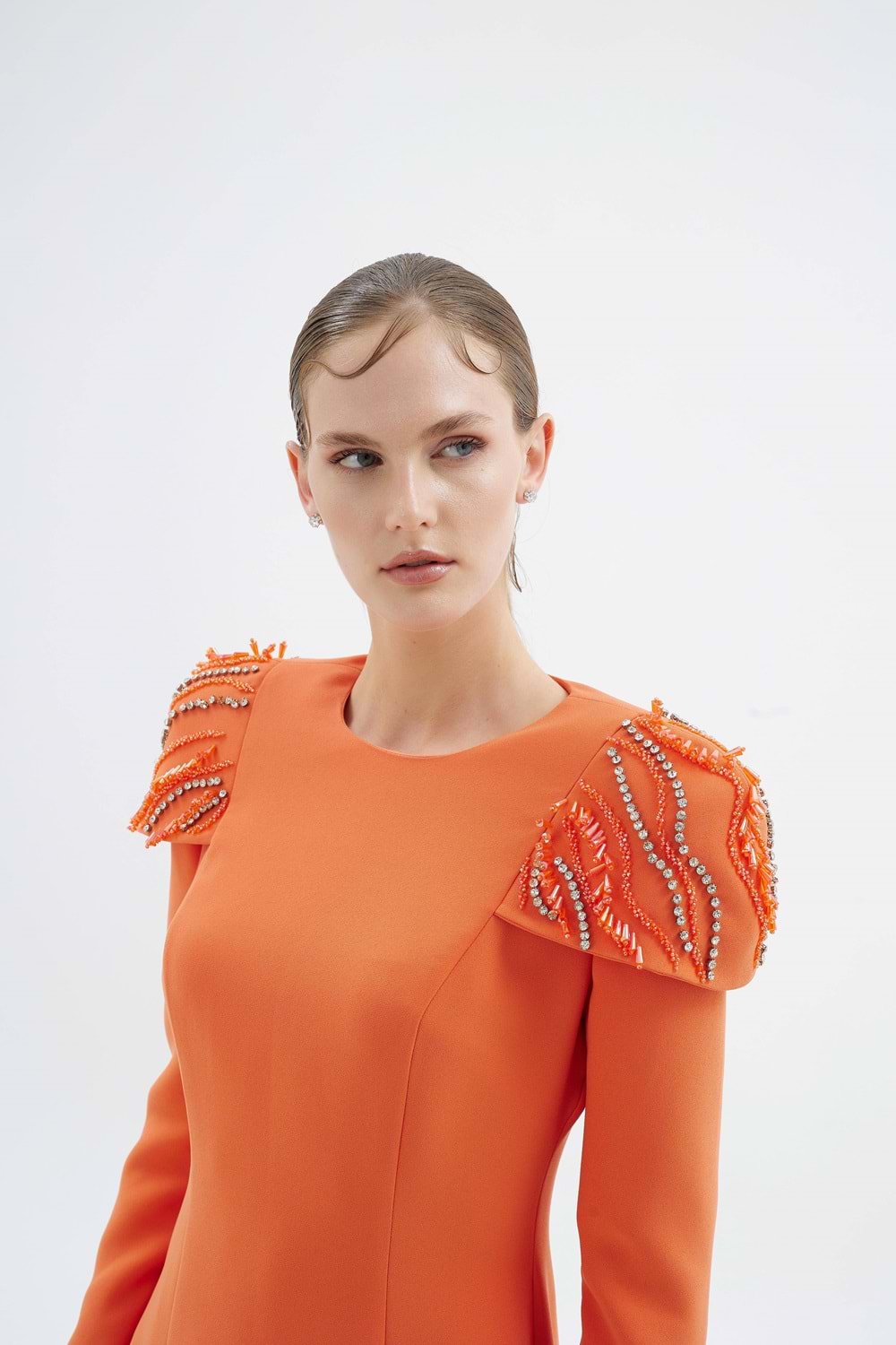 BAGLIORE ELBİSE TURUNCU