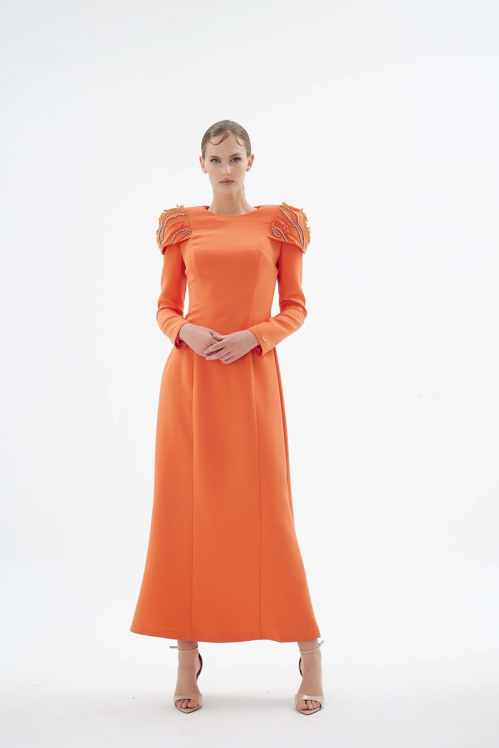 BAGLIORE ELBİSE TURUNCU