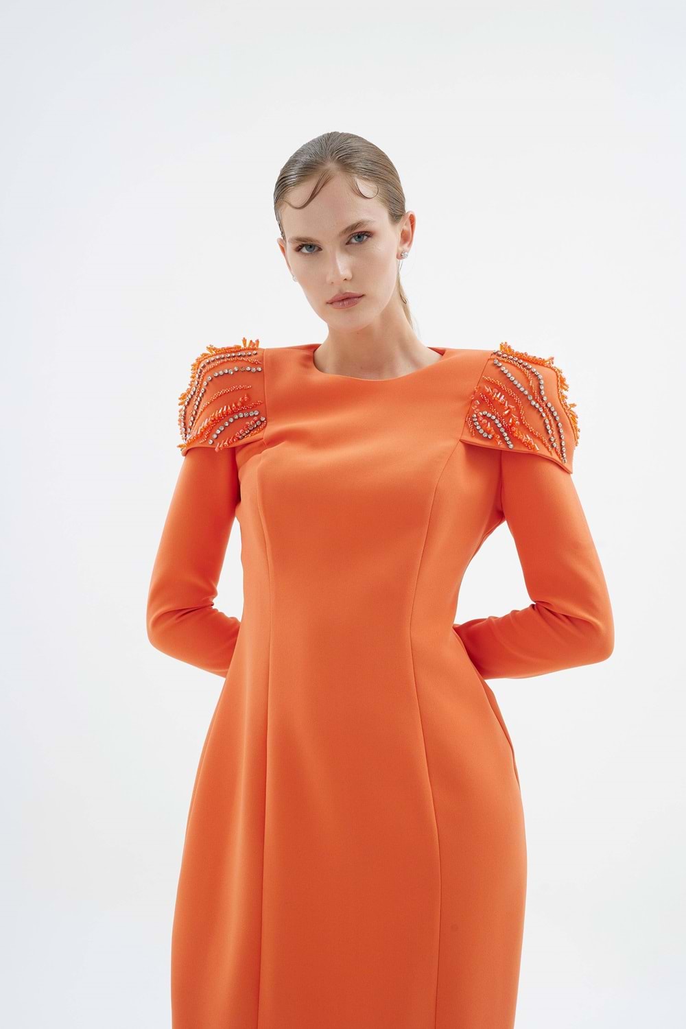 BAGLIORE ELBİSE TURUNCU